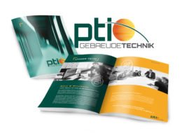 Print und Web für PTI Gebäudetechnik