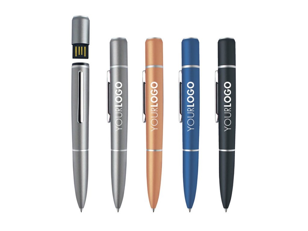 Design Kugelschreiber mit 8GB und Gravur