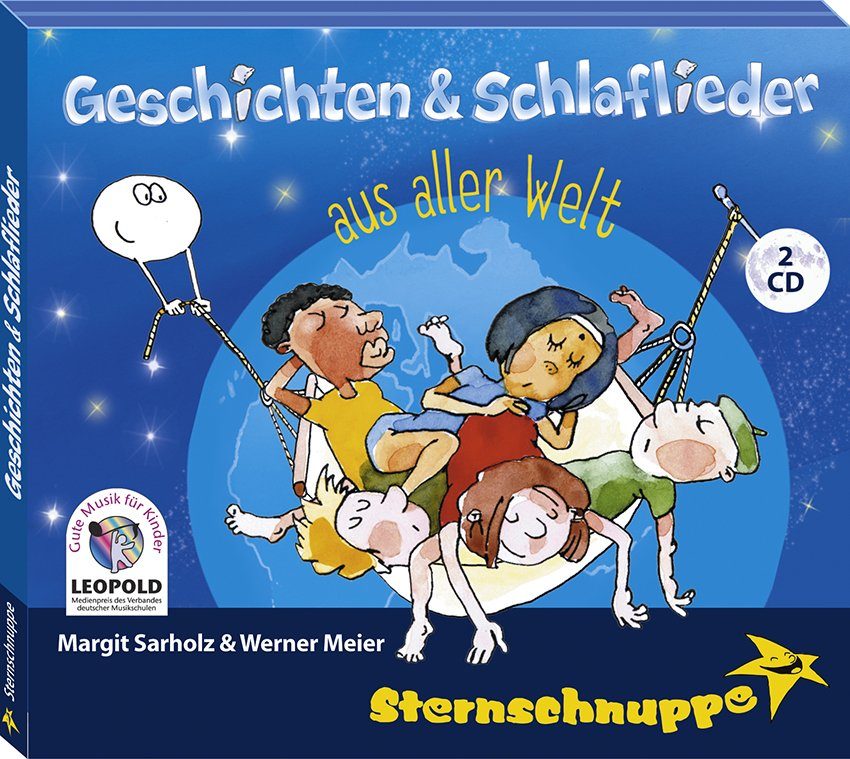 Doppel-CD Geschichten & Schlaflieder aus aller Welt aus dem Sternschnuppe Kinderlieder-Verlag