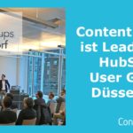 Content moves ist Leader der HubSpot User Group Düsseldorf