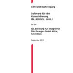 Software-Zertifikat / IDL.KONSIS 2019.1 (Bildquelle: IDL-Unternehmensgruppe)
