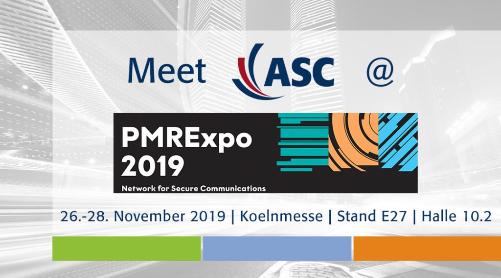 Meet ASC auf der PMRExpo 2019