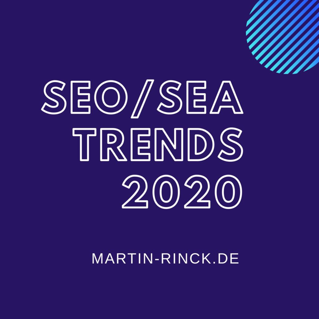 SEO/SEA-Trends 2020