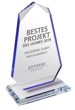 Das Symbol exzellenter BI-Projekte - der ATVISIO Award 2019 geht an Valensina