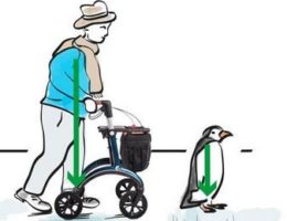 Der Pinguin-Gang hilft bei Glätte (Bildquelle: SALJOL GmbH)