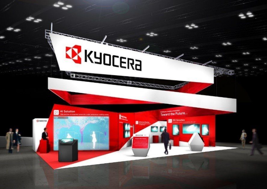 Der Kyocera Stand auf der CES 2020