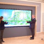 Die interaktive Multi-Touch-Wand "The VIEW".