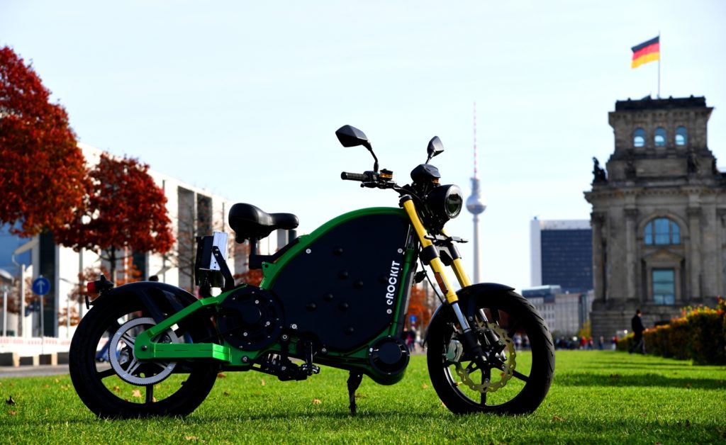 Das Elektromotorrad eROCKIT ist "Made in Germany".