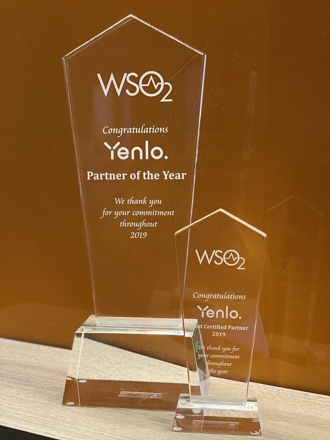 WSO2 - Yenlo erhält  Partner of the Year Award 2019 und Most Certified Partner 2019 Award. (Bildquelle: Yenlo)