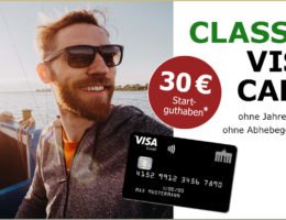 Visa Deutschland-Kreditkarte | 30 Euro Startguthaben
