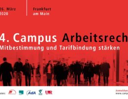 4. Campus Arbeitsrecht -  26. März 2020 in Frankfurt