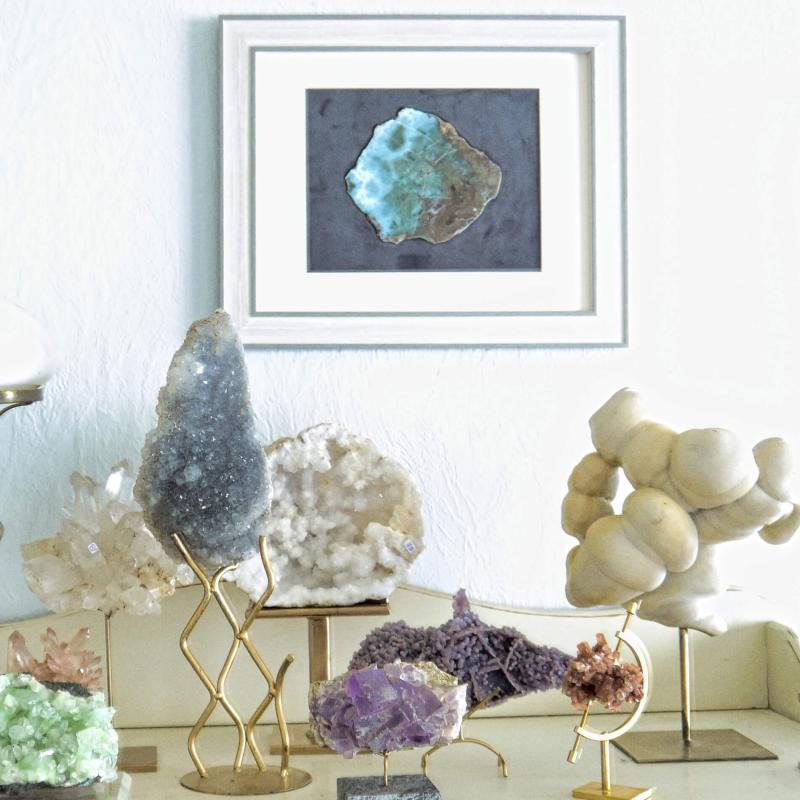 Dekorative Mineralien