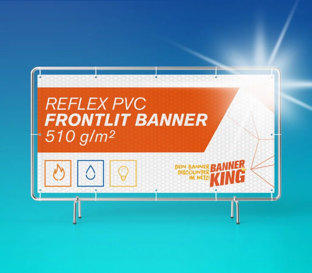 Reflektierender PVC Banner von Banner King