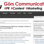 Görs Communications bietet effiziente Marketing- und Mediaplanung in Zeiten von Corona und COVID-19