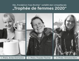 Die Preisträgerinnen des Umweltpreises "Trophée de femmes 2020"