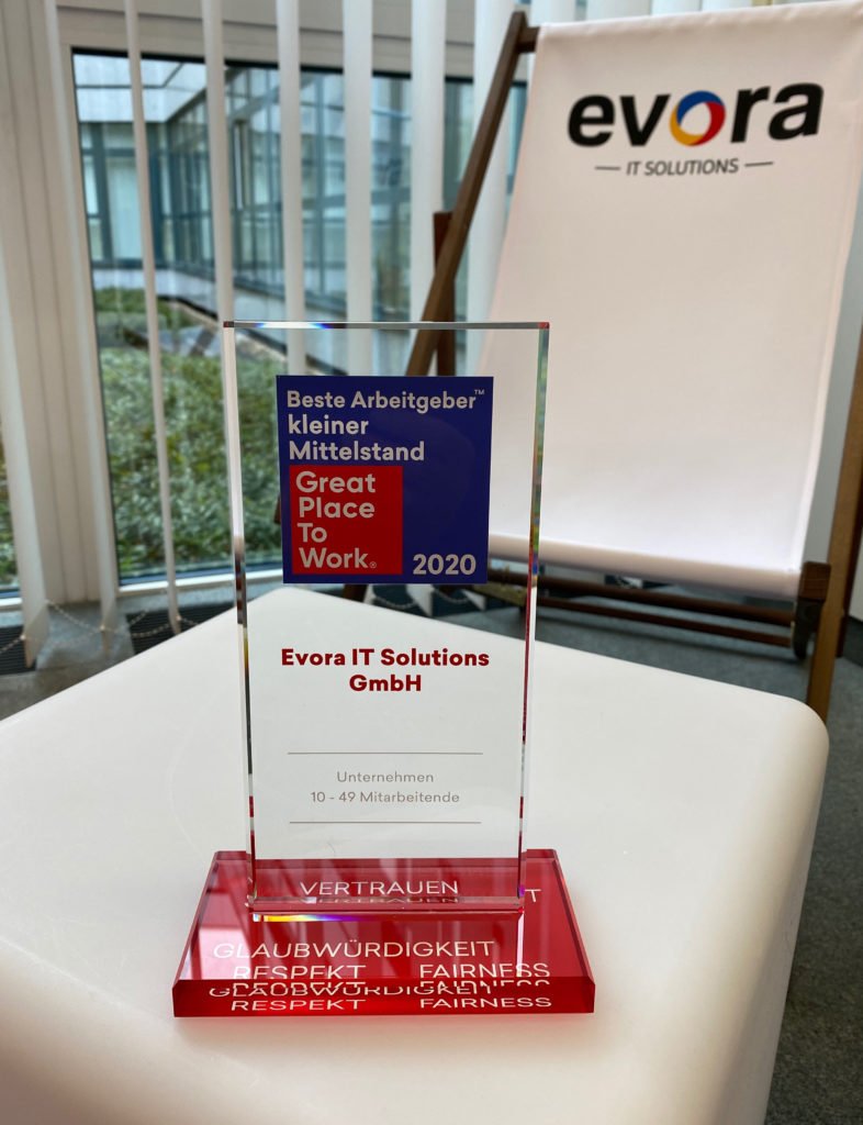 Evora IT Solutions - Great Place To Work® Award 2020