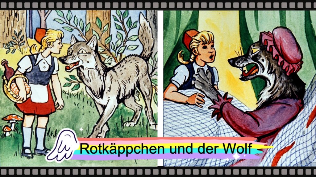 Rotkäppchen und der böse Wolf - kurzes Video aus Bildern von einem DEFA Color-Bildband