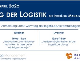 Tag der Logistik - InterLog Management ist virtuell dabei