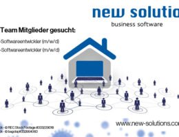 New Solutions sucht neue Team Mitglieder für die Softwareentwicklung am Standort Burghausen. (Bildquelle: © REC Stock Footage #333229018 © bagotaj #33266406)