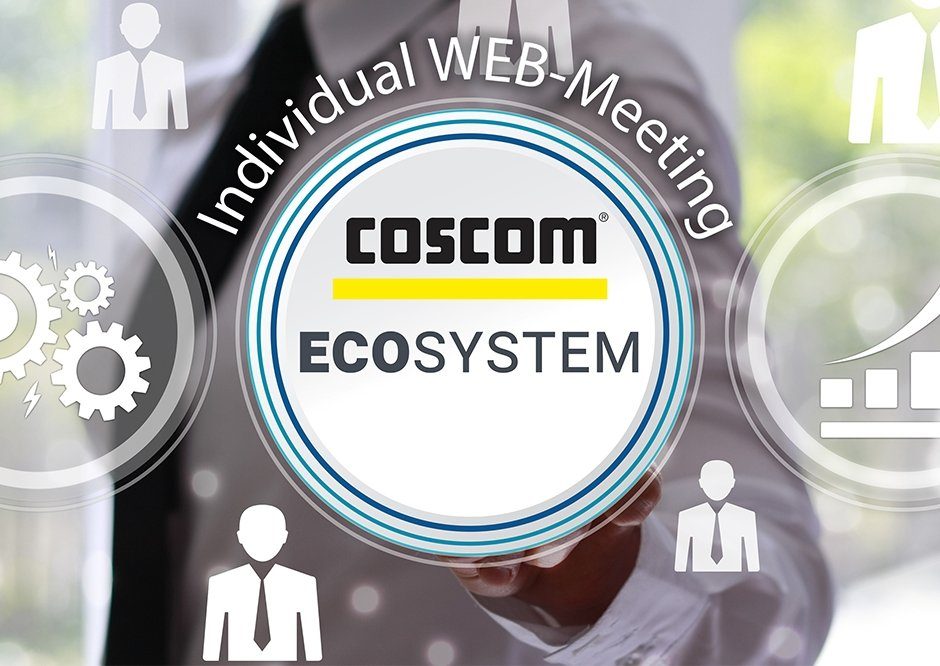 Individual WEB-Meetings mit erfahrenen COSCOM Consultants zum Thema Shopfloor-Digitalisierung.