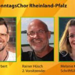 SonntagsChor Rheinland-Pfalz: Vorstand und Chorleiter ab dem 1. Juli 2020