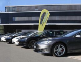 Der neue Fuhrpark von Tesla-Car-Rent