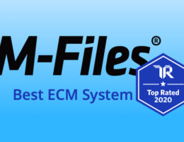 Kunden wählen M-Files zu einem der besten ECM-Systeme 2020.