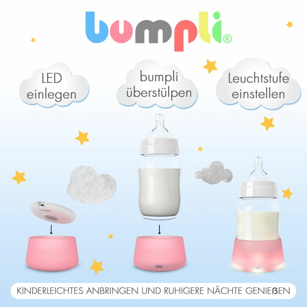 bumpli - Das Nachtlicht für die Flasche
