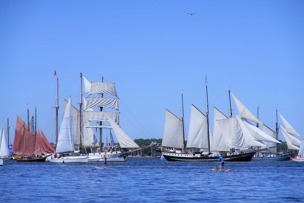 Traditionssegelschiffe zur Kieler Woche (Bildquelle: @Kiel-Marketing(2019))