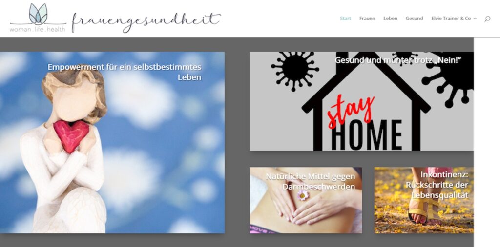 Screenshot Website frauengesundheit.life