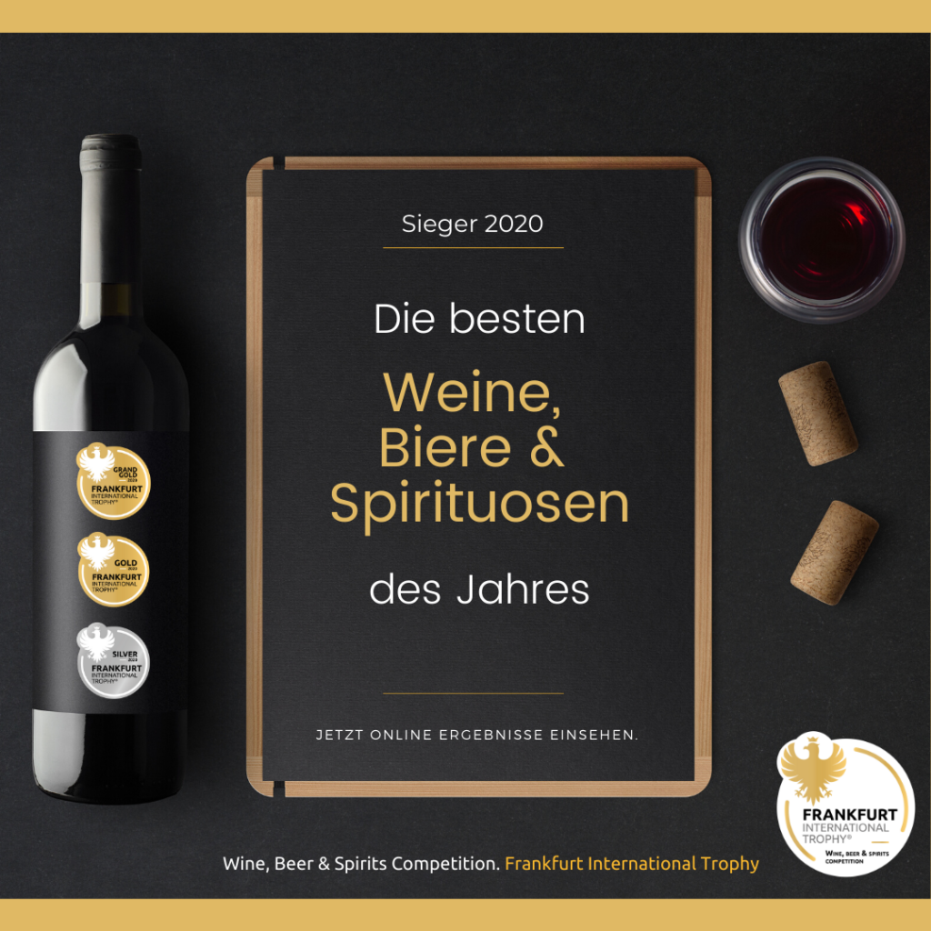 Ergebnisse Wine, Beer & Spirits competition 2020