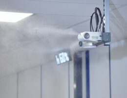 Luftbefeuchtungssysteme können eine ganzjährig optimale Luftfeuchte am Arbeitsplatz sichern
