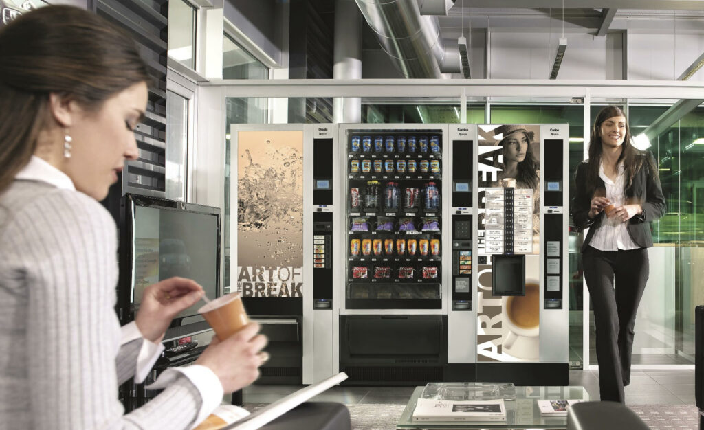 Automaten aufstellen lassen - necta wittenborg tango snackautomat kombi-vendingautomaten