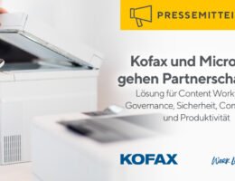 Kofax gibt eine Partnerschaft mit Microsoft bekannt (Bildquelle: @ Kofax)