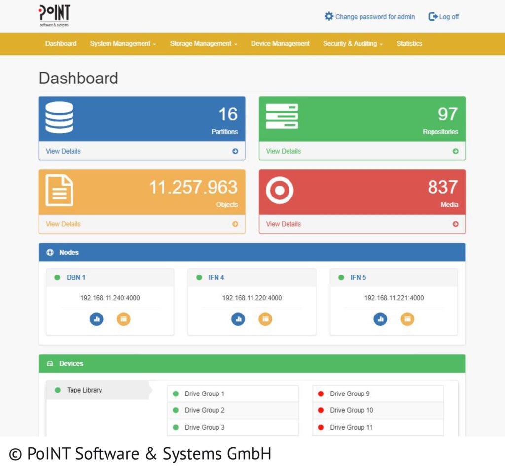 PoINT Archival Gateway (Bildquelle: PoINT Software & Systems GmbH)