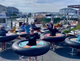 Abstand halten mit Spaß: Das Fish Tales in Ocean City/Maryland zeigt