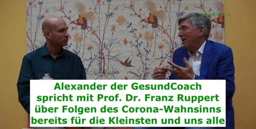 Alexander der GesundCoach im Gespäch mit Prof. Dr. Franz Ruppert