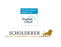 Trusted Cloud Zertifikat für IT-Leistung der Scholderer GmbH