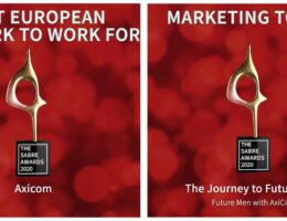 Kommunikationsagentur AxiCom gewinnt zwei EMEA SABRE Awards