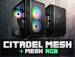 Neu: Kolink Citadel Mesh und Mesh RGB Mini-ITX-Gehäuse
