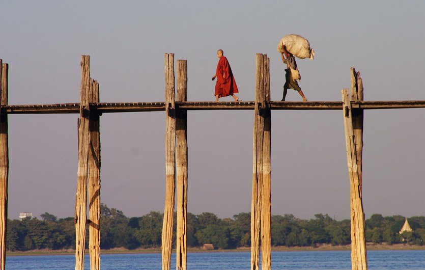 U-Bein Brücke in Myanmar - Myanmar Reisen erleben