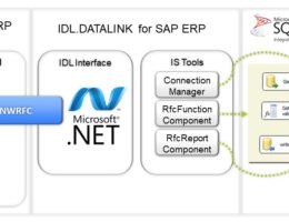 Schematische Darstellung der Funktionsweise von IDL.DATALINK for SAP ERP (Bildquelle: IDL-Unternehmensgruppe)