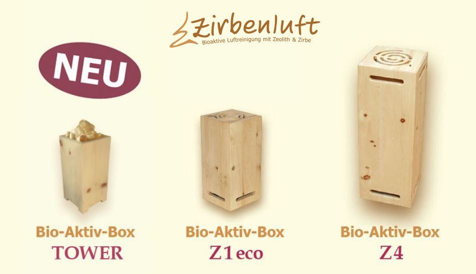 Zirbenluft Bio-Aktiv-Box ~ www.Zirbenluft.de