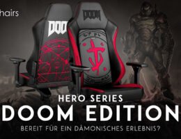 Neu: noblechairs HERO Series DOOM Edition Gaming-Stuhl!