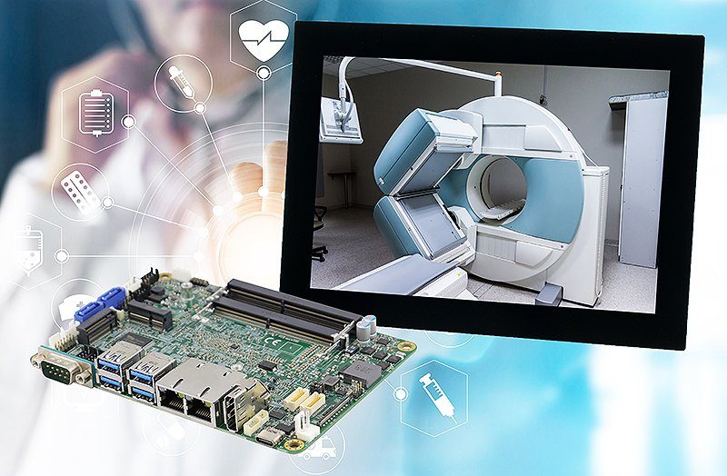Robuster Single-Board-Computer IB918 von iBASE mit AMD® Ryzen™ V1000 für Industrieeinsatz bei Distec