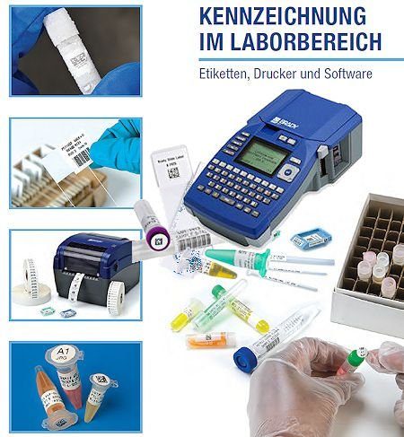 Geprüfte Laboretiketten für die Laborproben-Kennzeichnung