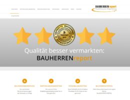 BAUHERRENreport - Empfehlungsmarketing für Bauunternehmen