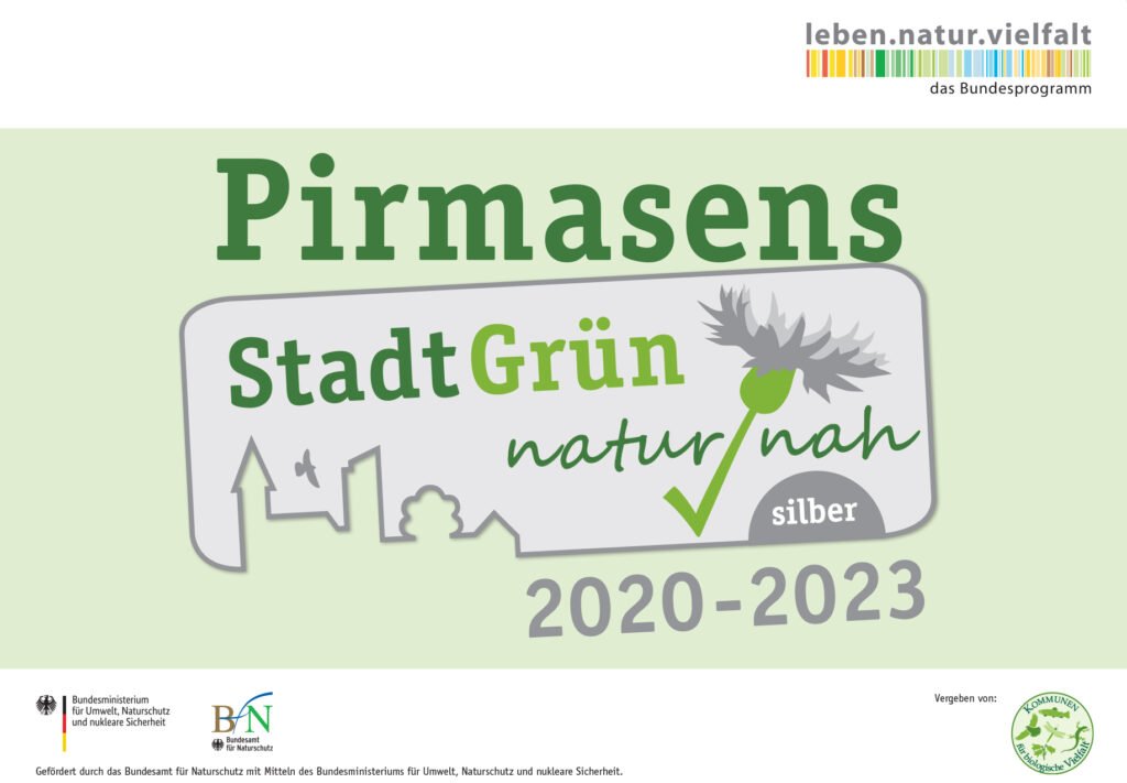 Auszeichnung für Pirmasens (Bildquelle: Bündnis „Kommunen für biologische Vielfalt e. V.“)