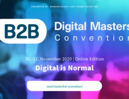 B2B Digital Masters Convention 2020 - Jetzt kostenfrei teilnehmen