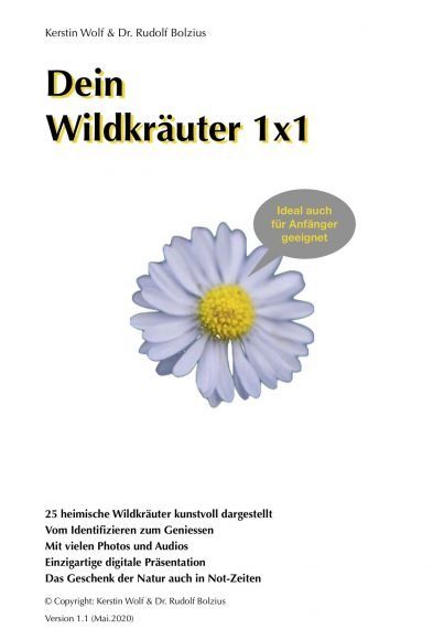 eBook "Dein Wildkräuter 1x1" (Bildquelle: Dr. med. Rudolf Bolzius / Kerstin Wolf)